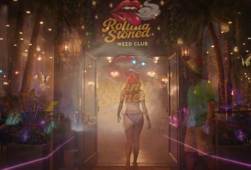 Stepping through the doors into Rolling Stoned Weed Club